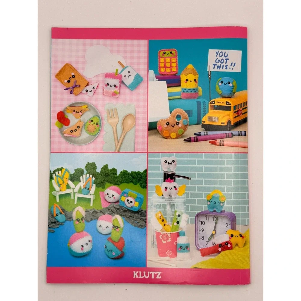 Klutz Sew Mini Cute Things & Mini Treats How-To Book Lot 2 Book Only